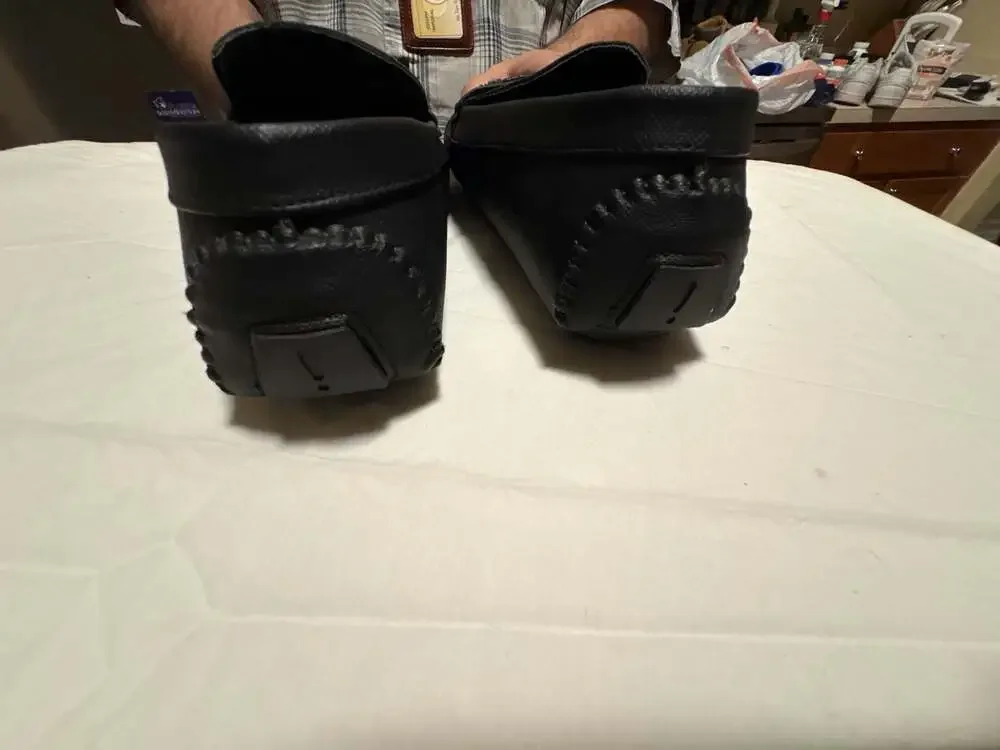 Tahari Jester Men's Black Bit Loafer Driving Shoes